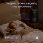 Air Purifier for Home, Compact Air Cleaner for Allergens, Dust, Pet Hair and Pet Dander