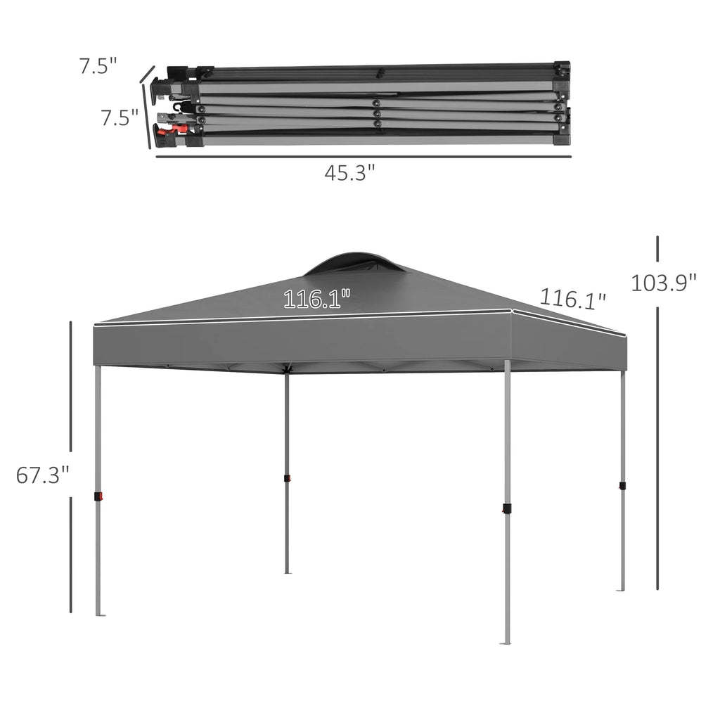 DUOSONG Outsunny 10' X 8' Retractable Awning, Patio Awnings, Sunshade Shelter W/ Manual Crank Handle, Uv & Water-Resistant Fabric And Aluminum Frame For Deck, Balcony, Yard, Beige Beige Aluminum