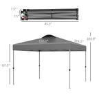 DUOSONG Outsunny 10' X 8' Retractable Awning, Patio Awnings, Sunshade Shelter W/ Manual Crank Handle, Uv & Water-Resistant Fabric And Aluminum Frame For Deck, Balcony, Yard, Beige Beige Aluminum