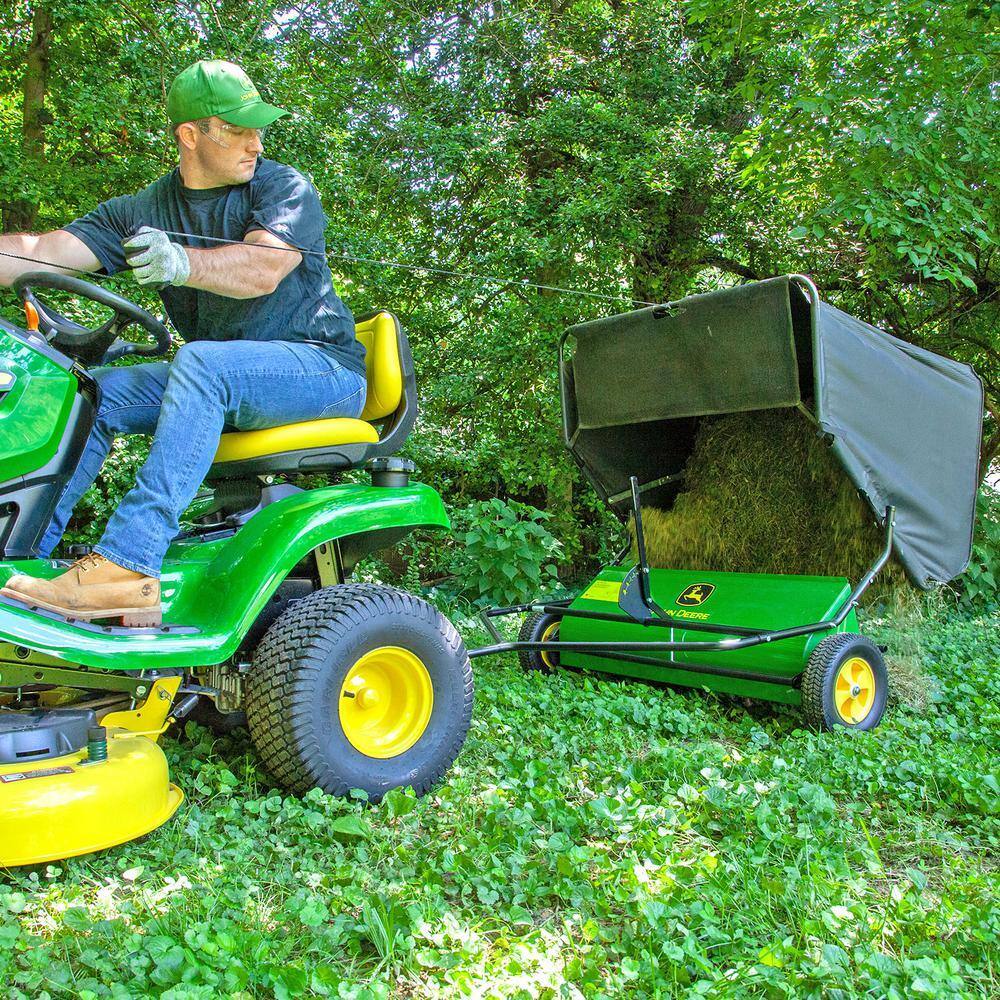 42 Tow-Behind Lawn Sweeper, 24 cu. ft. Capacity, Adjustable Brushes
