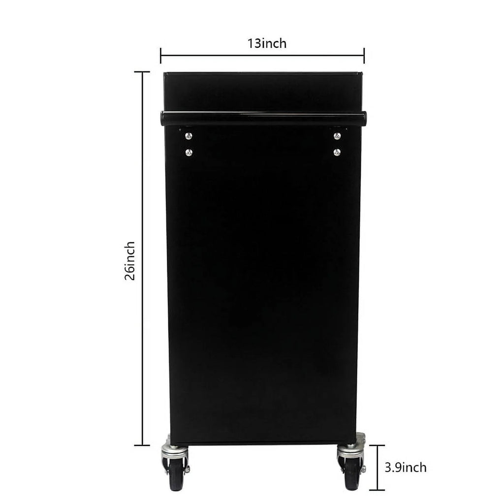 Yesfshion Mechanics Rolling Tool Storage Cabinet 4 Drawer Tool Chest Cart with Wheels for Repair Projects Workshop Home