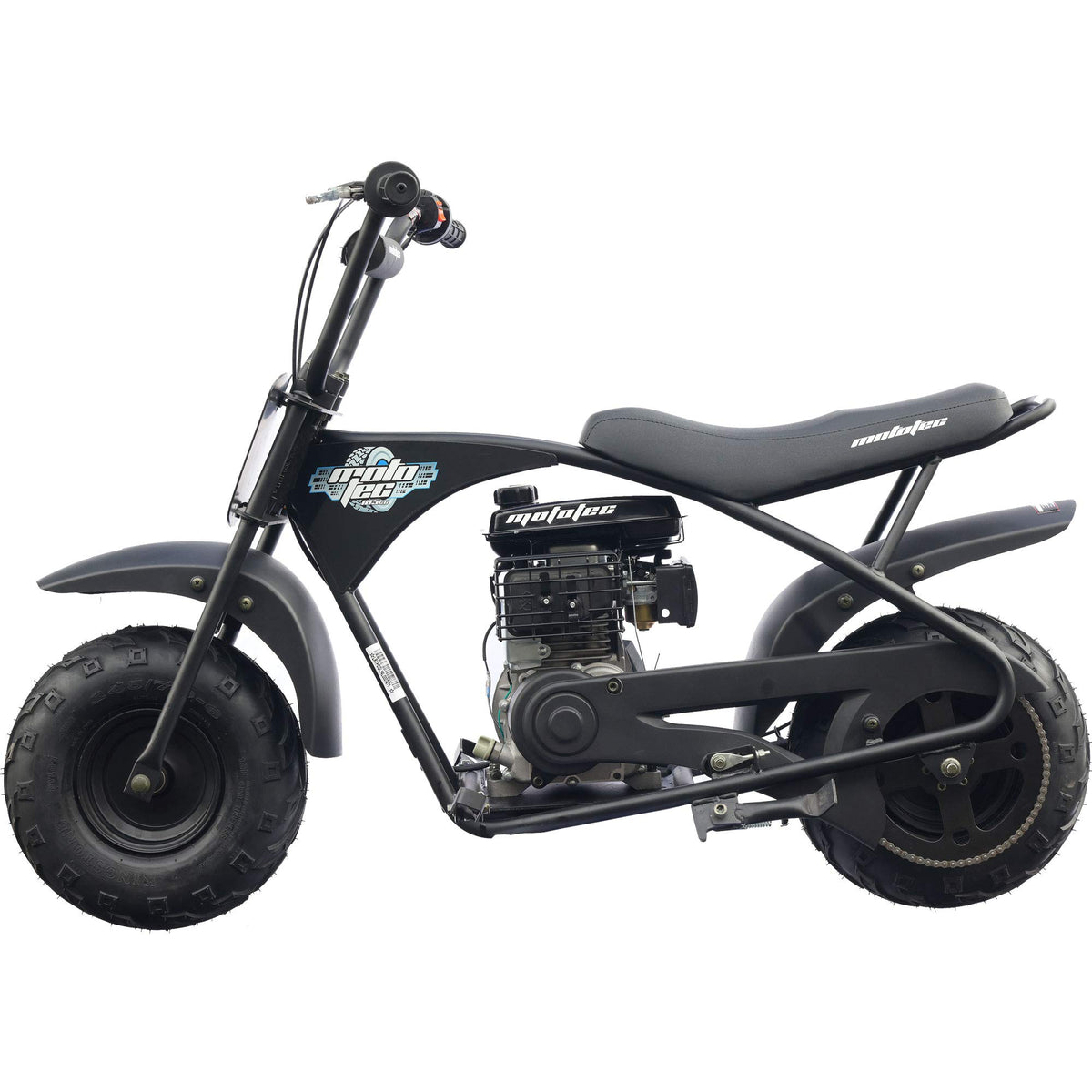 105cc 3.5HP Gas Powered Mini Bike, Black, (MT-MiniBike-105cc_Black)
