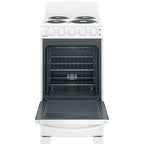 20 in. 4 Burner Element Free-Standing Electric Range in White Configuration B
