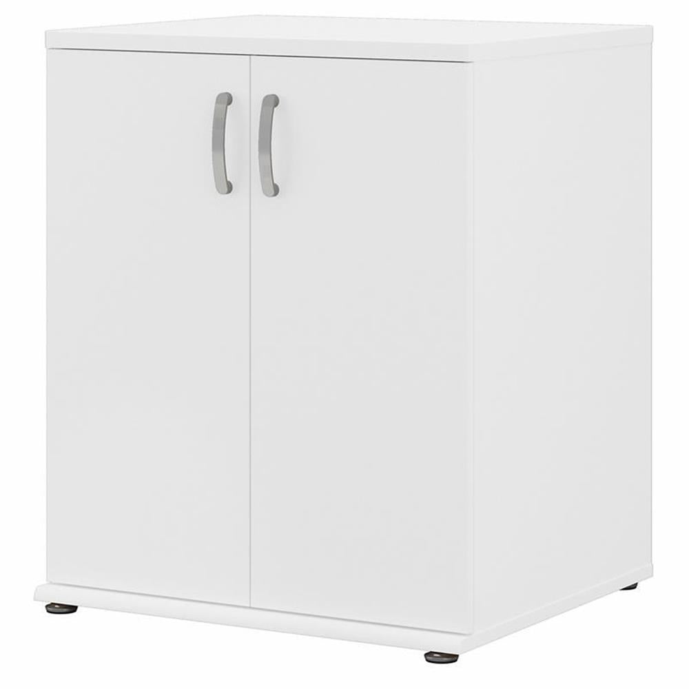 Pemberly Row Garage Storage Cabinet with Doors in White - Engineered Wood