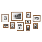 10-Piece Wood Gallery Wall Picture Frame Set, Decorative Photo Display Frames for Living Room, Bedroom and Home Decor