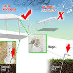Mother's Day Sales - 10' x 20' Party Tent,Portable Wedding Party Tent,Patio Parties Tent BBQ Shelter Canopy Gazebo for Outdoor Events(10'x20' w/6 sidewalls)