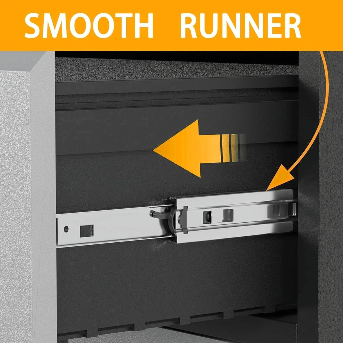 Metal Storage Cabinet with Wheels, Rolling Tool Cabinet, Garage Storage Cabinet with 3 Drawer for Tools