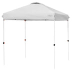 Patiojoy 6.6-?x 6.6-?Pop-up Canopy Tent Outdoor Camping Sun Shelter w/ Portable Roller Bag & 4 Weight Bags Blue