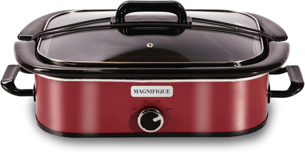 4 Quart Programmable Casserole Slow Cooker, 8-in-1 Multi Cooker with Removable Non-Toxic Stoneware Crock, Claypot Slow Cooker, Rice-cooking, Nonstick, Oven Safe Pot to 450°F, Olive