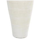 Tall Ceramic Amphora Floor Vase, White Decorative Vase for Home Decor