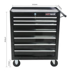 ARTMAN 7 Drawer Tool Rolling Storage Cart ,Tool Boxes Tool Chest with Wheels and Drawers for Garage Workshop Warehouse