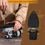 Cordless Detail Sander: Multi-Function Mouse Sander Electric Sander Tool Palm Sanders with Dust Collector, 3 Additional Attachments&12pcs Sandpapers for Home Decoration