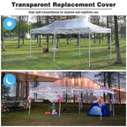 InstaHibit 10x20Ft Replacement Pop up Canopy Top Sunshade Cover Outdoor Patio