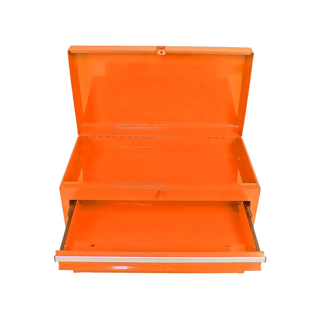 5-Drawer Rolling Tool Chest & Removable Tool Box with Locking System, Tool Box Organizer with 4 Wheels&Hooks, Large Capacity Garage Storage Cabinet for Warehouse and Repair Shop, Orange