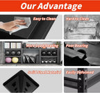 59" W Garage Shelving,5-Tier Heavy Duty Shelving Unit,3000LBS Adjustable Metal Storage Shelves,Storage Rack Units for Industrie,Shed,Warehouse,Basement,Black,59" W x 20" D x 72" H