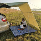 Portabl Car Side Awning Rooftop Tent Waterproof Side Tent Sun Shelter For Outdoor Camping Garden Patio Pool Exterior Part
