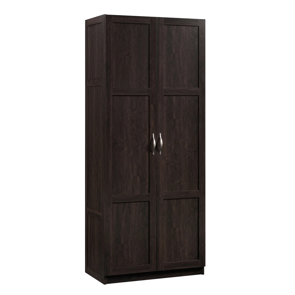 Sauder Select 2 Door Storage Cabinet, Reclaimed Pine Finish