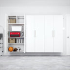 Prepac 3-Piece Extra Large HangUps Storage Cabinet Set, Light Gray