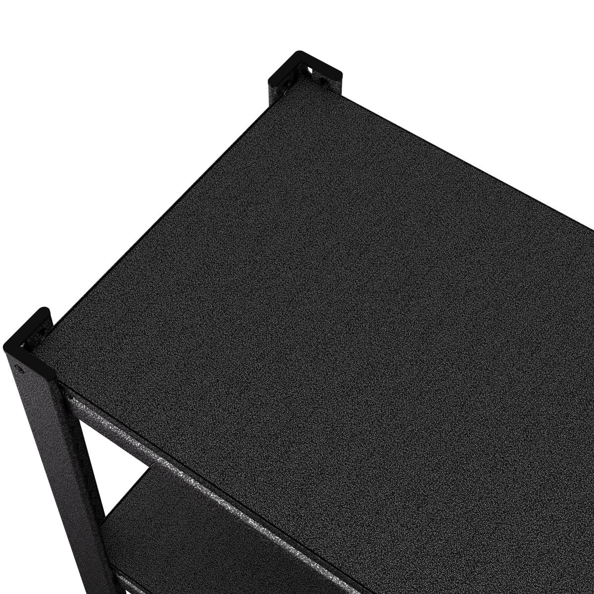 VEIKOUS 72 "H 5-Tier Metal Shelving, Heavy Duty Storage Rack w/ 2000Lbs Load Capacity for Garage, Basement, Shop, Black