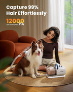 8-in-1 Dog Grooming Vacuum & Dryer, Pet Shedding and Grooming Kit for Hair Removal, Clipping and Drying