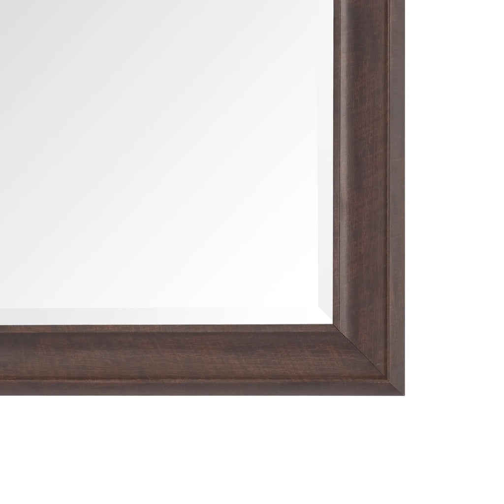 Tall Full Length Mirror, Oversized Rectangle Full Body Wall Mounted Mirror with Smooth Faux Wood Frame