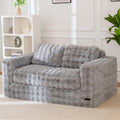Loveseat Sofa Couch, Upholstered Bean Bag Chair Cloud Seat