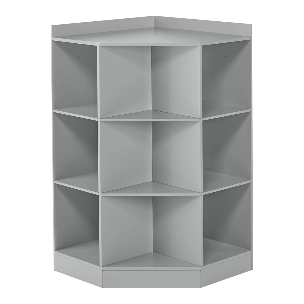 RiverRidge Kids Corner Playroom Cabinet with 6 Toy Storage Cubbies and 3 Shelves - White