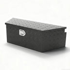 39 inch Trailer Tongue Box,Aluminum Trailer Tool Box for Storage,Trailer Box w/Lock and Keys,Heavy Duty Waterproof Black Box - 39 X 15 X 12 inch