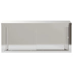 vidaXL Kitchen Wall Cabinet with Shelf Storage Restaurant Stainless Steel