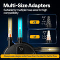 SPECSTAR 2110GPH Auto-Cleaning Pressurized Bio Pond Filter with 13W Light, Timer, Multi-Size Adapters for Koi Ponds up to 1057 Gallons or Ornamental Ponds up to 2113 Gallons