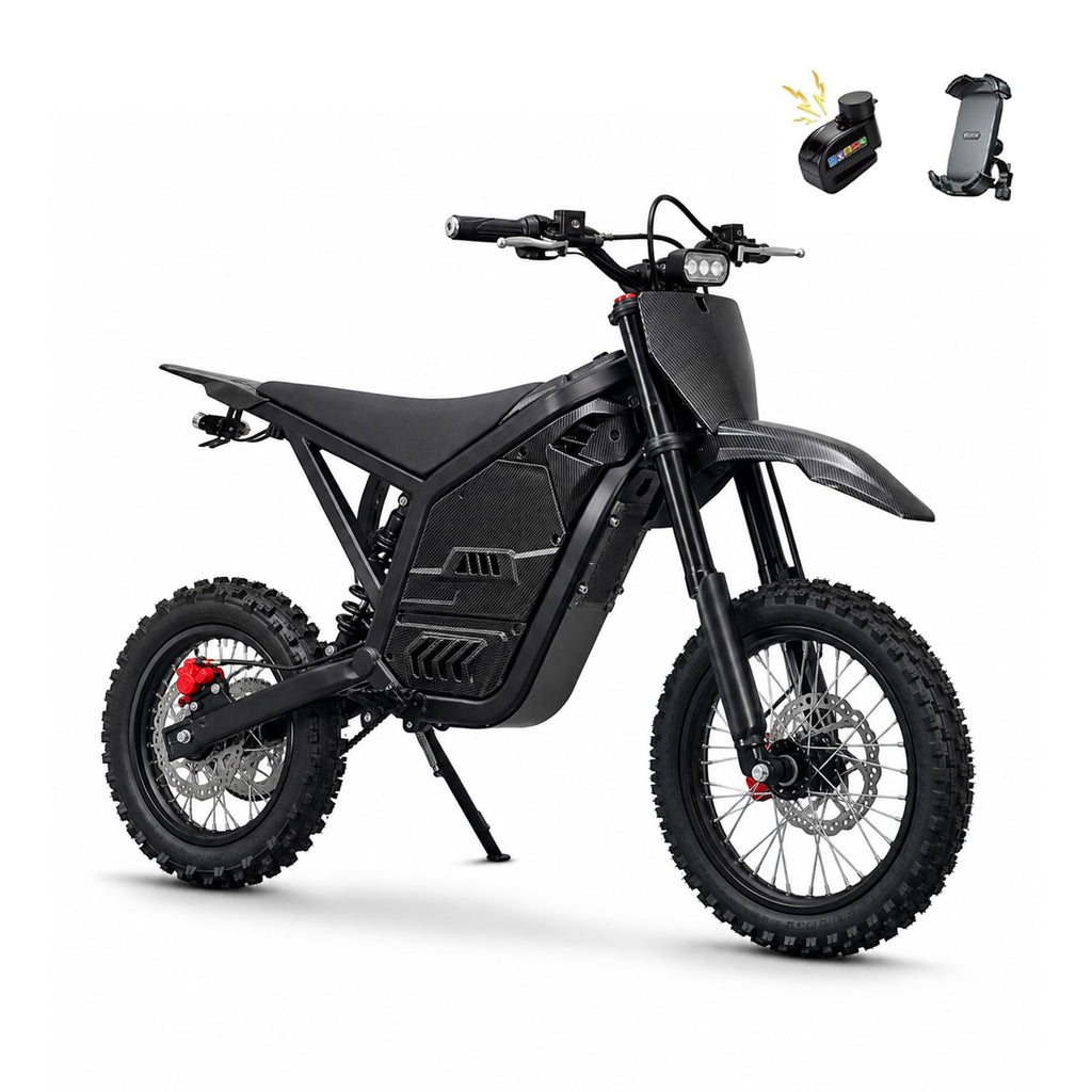 Electric Dirt Bike for Teens & Adults, 48V 20.8Ah 230Nm 40 Miles Range