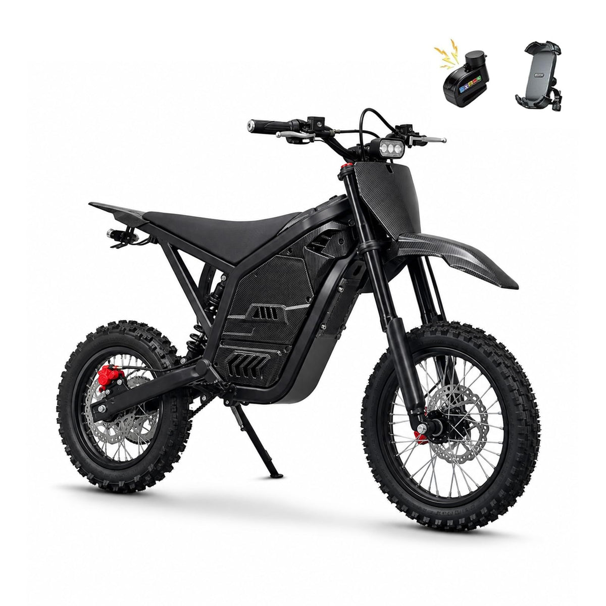 Electric Dirt Bike for Teens & Adults, 48V 20.8Ah 230Nm 40 Miles Range