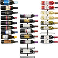 27 Bottle Wall Mounted Wine Rack, Vertical Wine Storage Organizer for Home Bar, Kitchen and Dining Room
