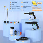 TOPTENG Electric Pressure Washer 3200PSI Max 1.8GPM High Pressure Power Washer Electric Powered 1400W Portable Pressure Cleaner Machine with 6 Nozzles Fence and Deck Cleaning