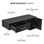 BarberPub Barber Wall Mount Station with Drawers, Beauty Multi-Functional Storage Cabinet 2530
