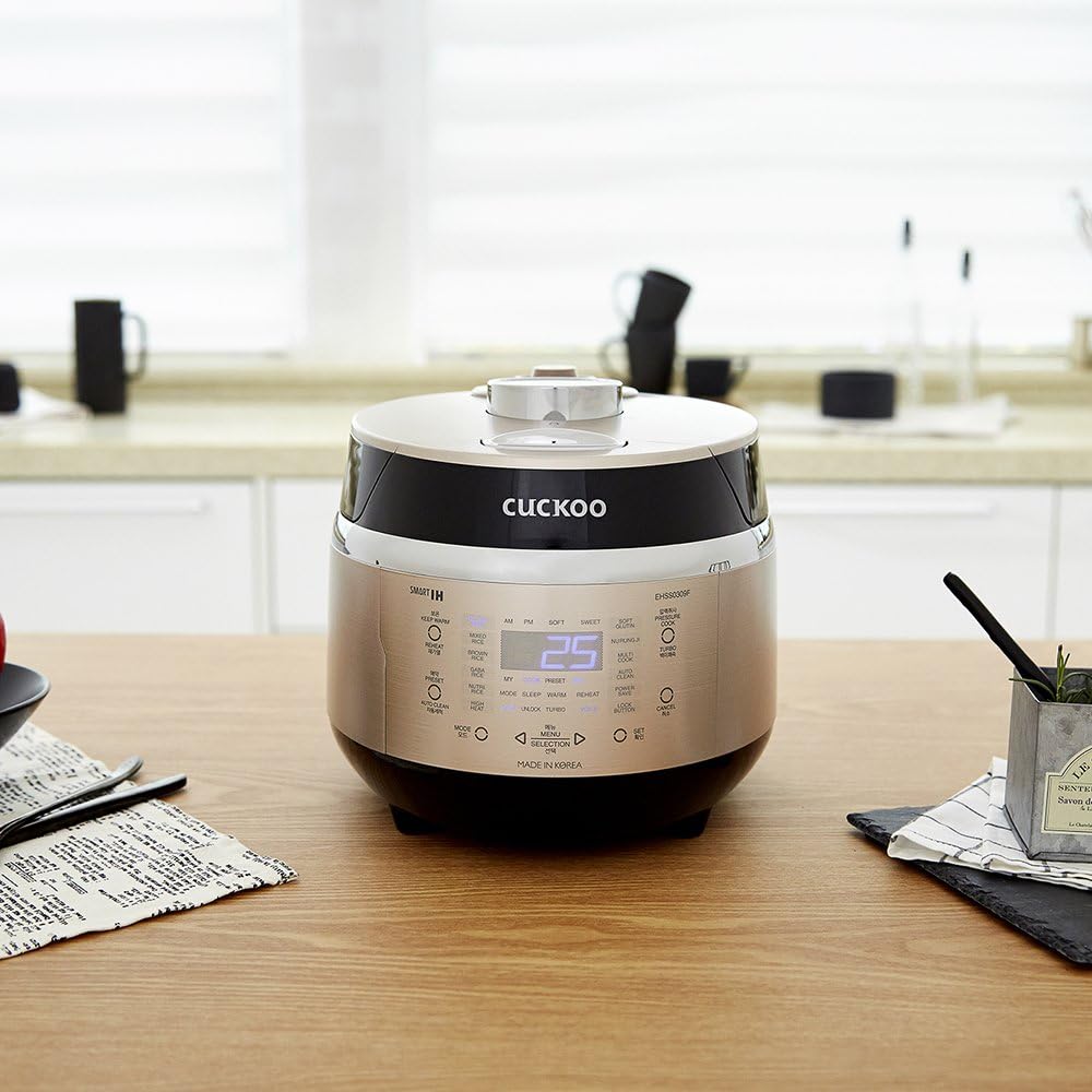 High Pressure Induction Rice Cooker, 6-Cup Cooked, CRP-EHSS0309FG