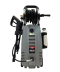 All Power 2000 PSI 1.6 GPM Electric Pressure Washer With Hose Reel for Buildings, Walkway, Vehicles and Outdoor Cleaning, Grey, APW5006