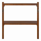 Mid-Century Wall Shelves, 24x8x24 Inch Decorative Wall Mounted Storage and Display Shelving for Home Decor