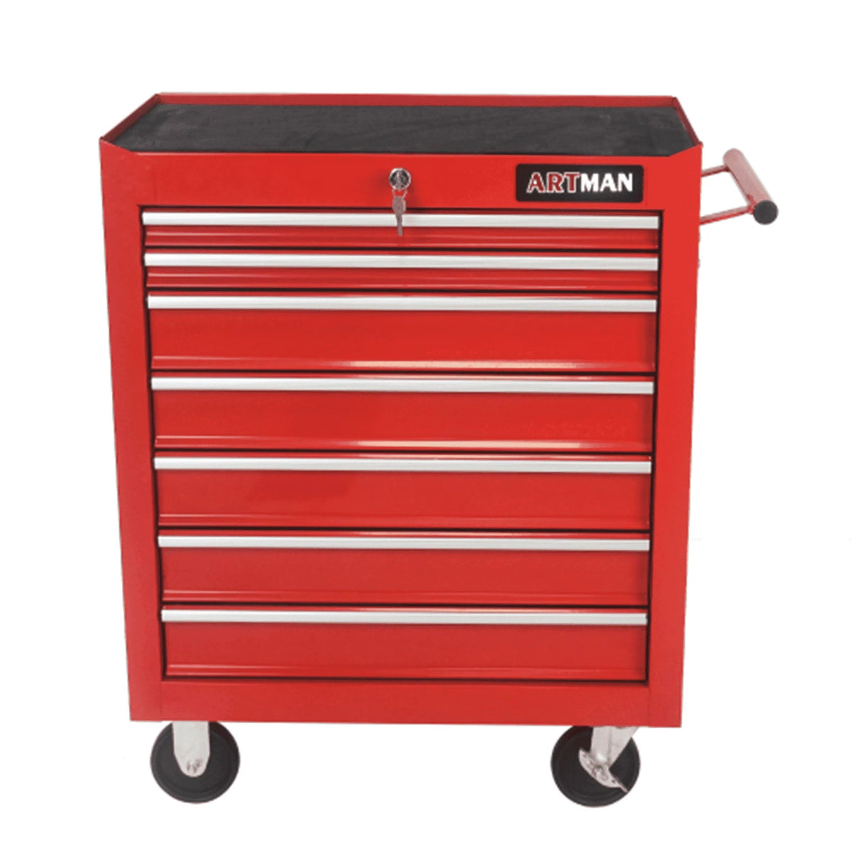 ARTMAN 7 Drawer Tool Rolling Storage Cart ,Tool Boxes Tool Chest with Wheels and Drawers for Garage Workshop Warehouse