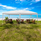 UBesGoo Ez Pop Up Patio Canopy Tent Gazebo Outdoor Party with 6 Sidewalls 10 x 20 ft Blue