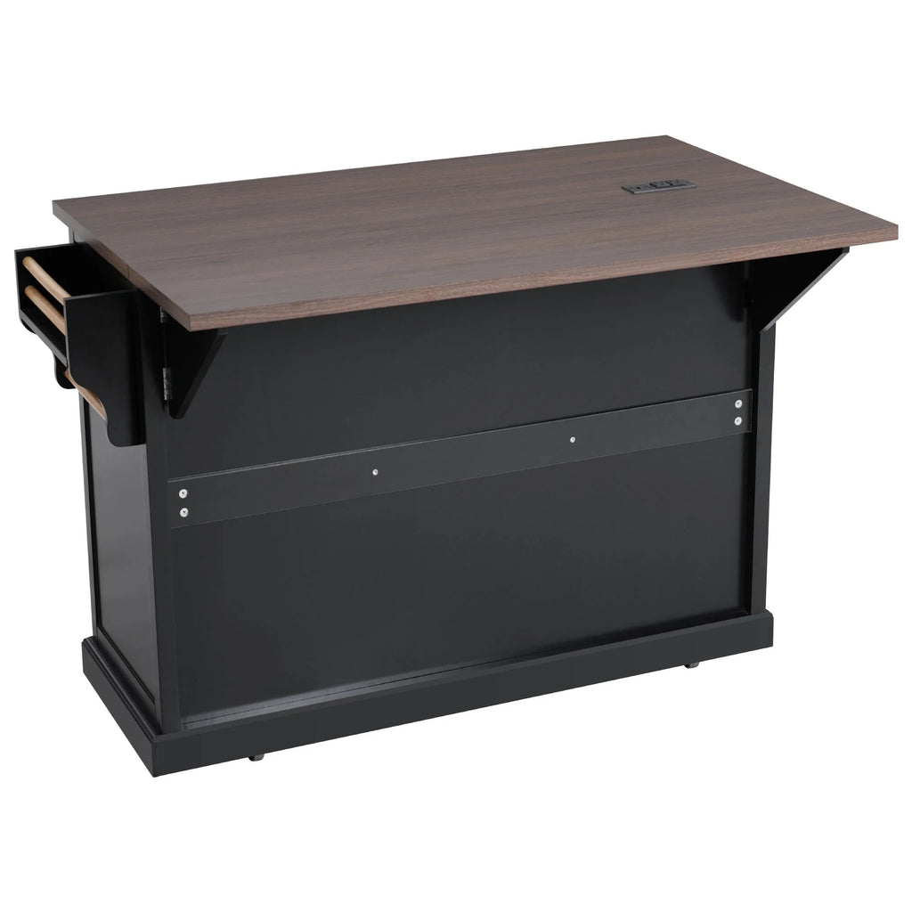 Homy Casa Rolling Garage Storage Cabinet with Drop Leaf, Charging Station for Office Gym, School