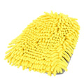 Unique Bargains Car Mitt Microfiber Wash Washing Cleaning Glove Anti Scratch Yellow