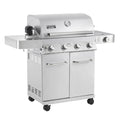17842 Stainless Steel 4 Burner Propane Gas Grill with Rotisserie