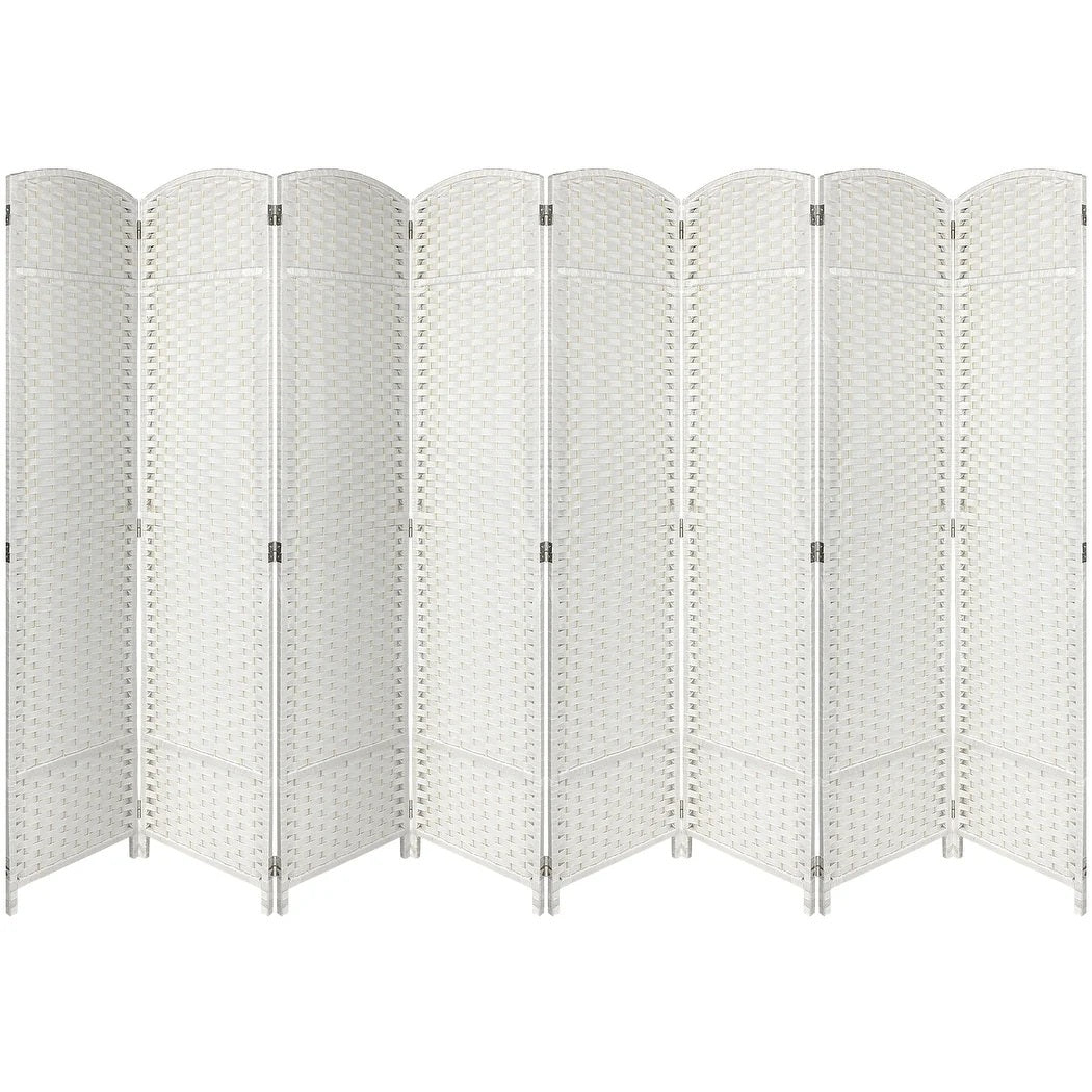 Tall Folding Room Divider Screen, Portable Privacy Partition Wall Panel for Bedroom, Living Room and Office