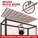 REIBII 55" W Wire Shelving Garage Shelves Heavy Duty 3000lbs Adjustable 5-Tier Storage Rack