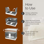 Collapsible Storage Bins 8.4 Gal (4 Pack) | Stackable Bins with Lids