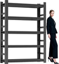 Garage Shelving Units and Storage 5 Tier Adjustable Storage Shelves Heavy Duty Metal Shelving Utility Industrial Shelving Rack for Garage Warehouse Pantry Basement,Black