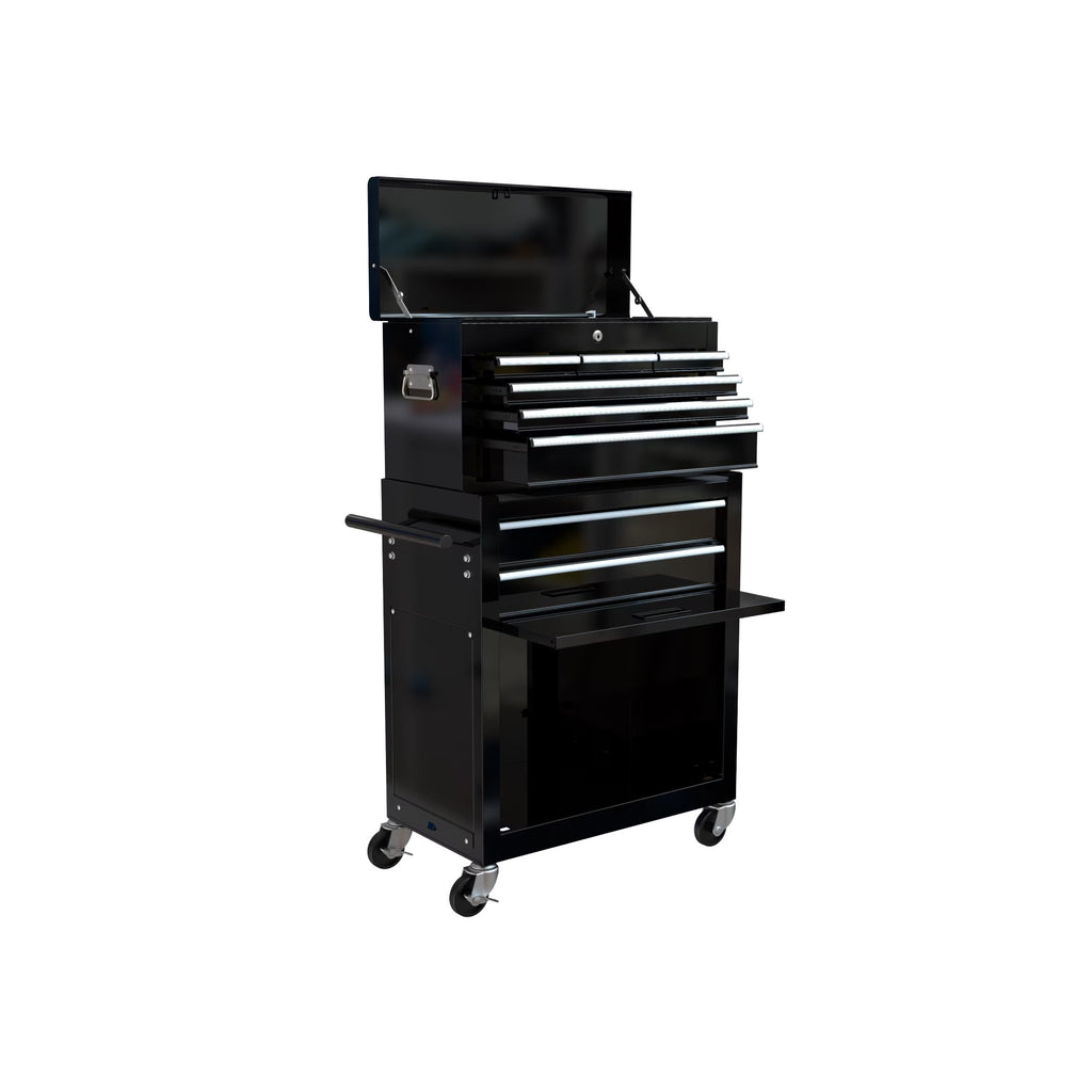 Rolling Tool Chest with Wheels and Drawers, 8-Drawer Tool Storage Cabinet