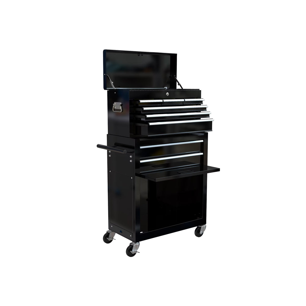 Rolling Tool Chest with Wheels and Drawers, 8-Drawer Tool Storage Cabinet