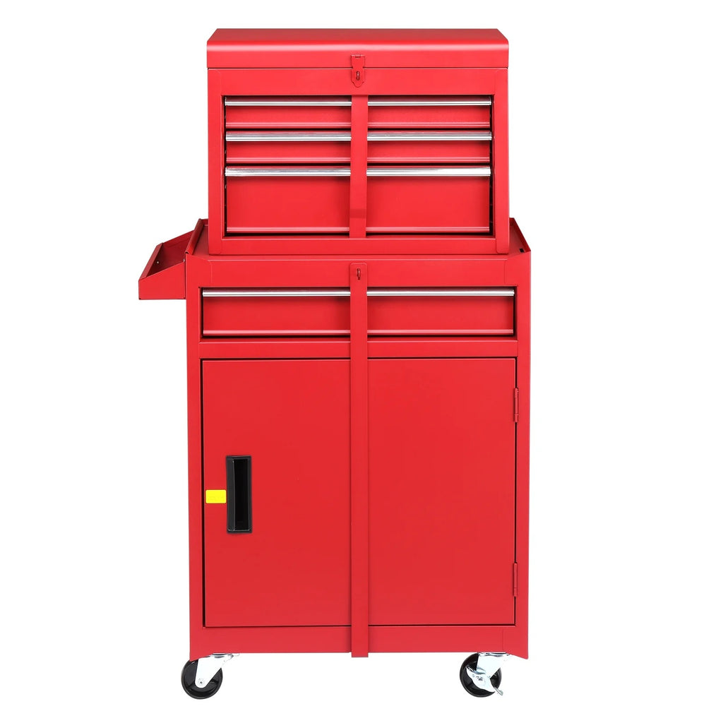 Zimtown Rolling Tool Chest, 4-Drawer Tool Box Organizer, Tool Storage Cabinet